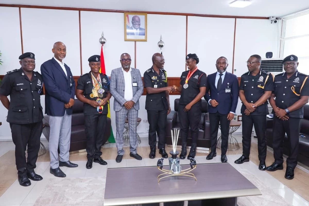 Ghana Armwrestling Federation — Police & Fire Service Leadership Visit