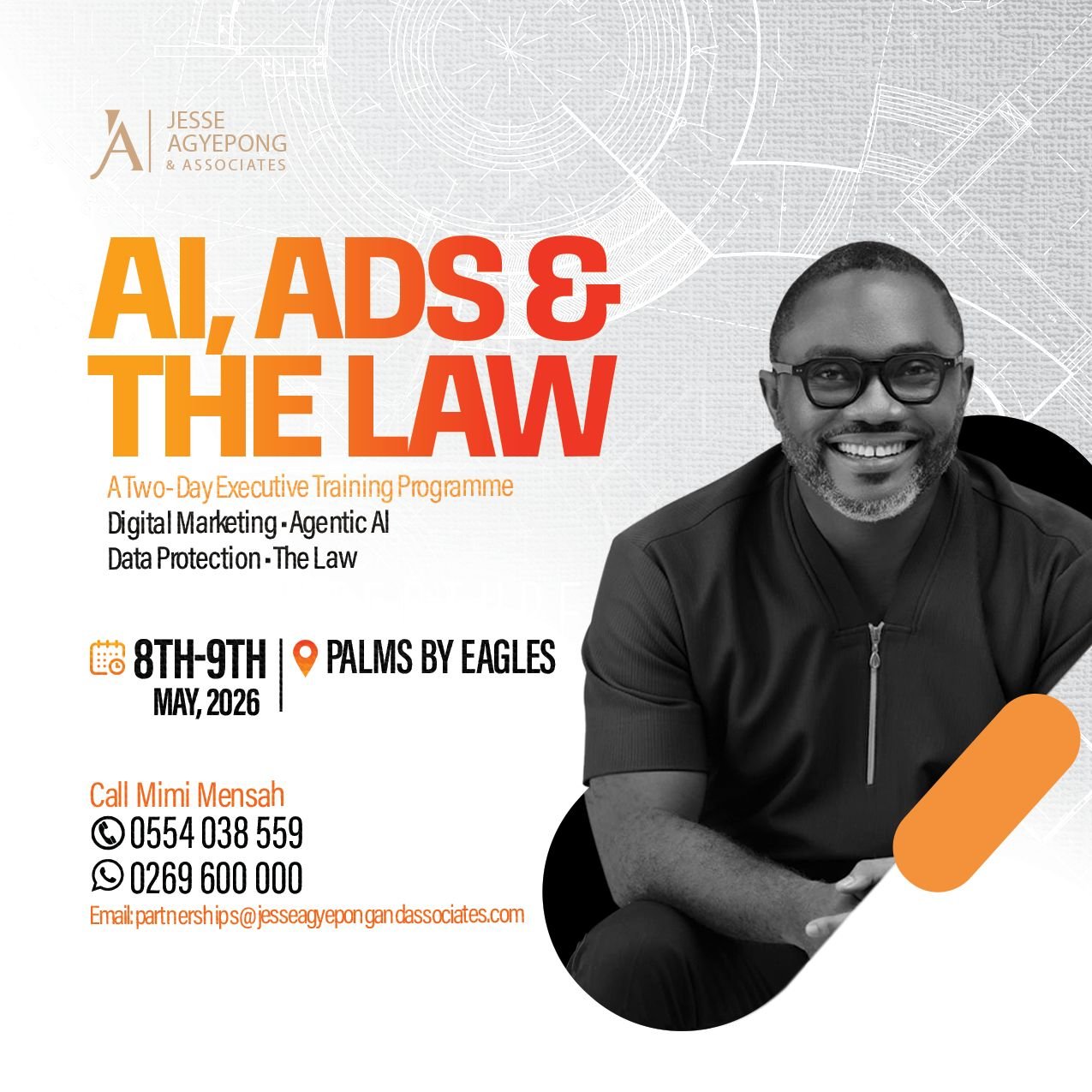 AI, Ads & The Law — Event Artwork