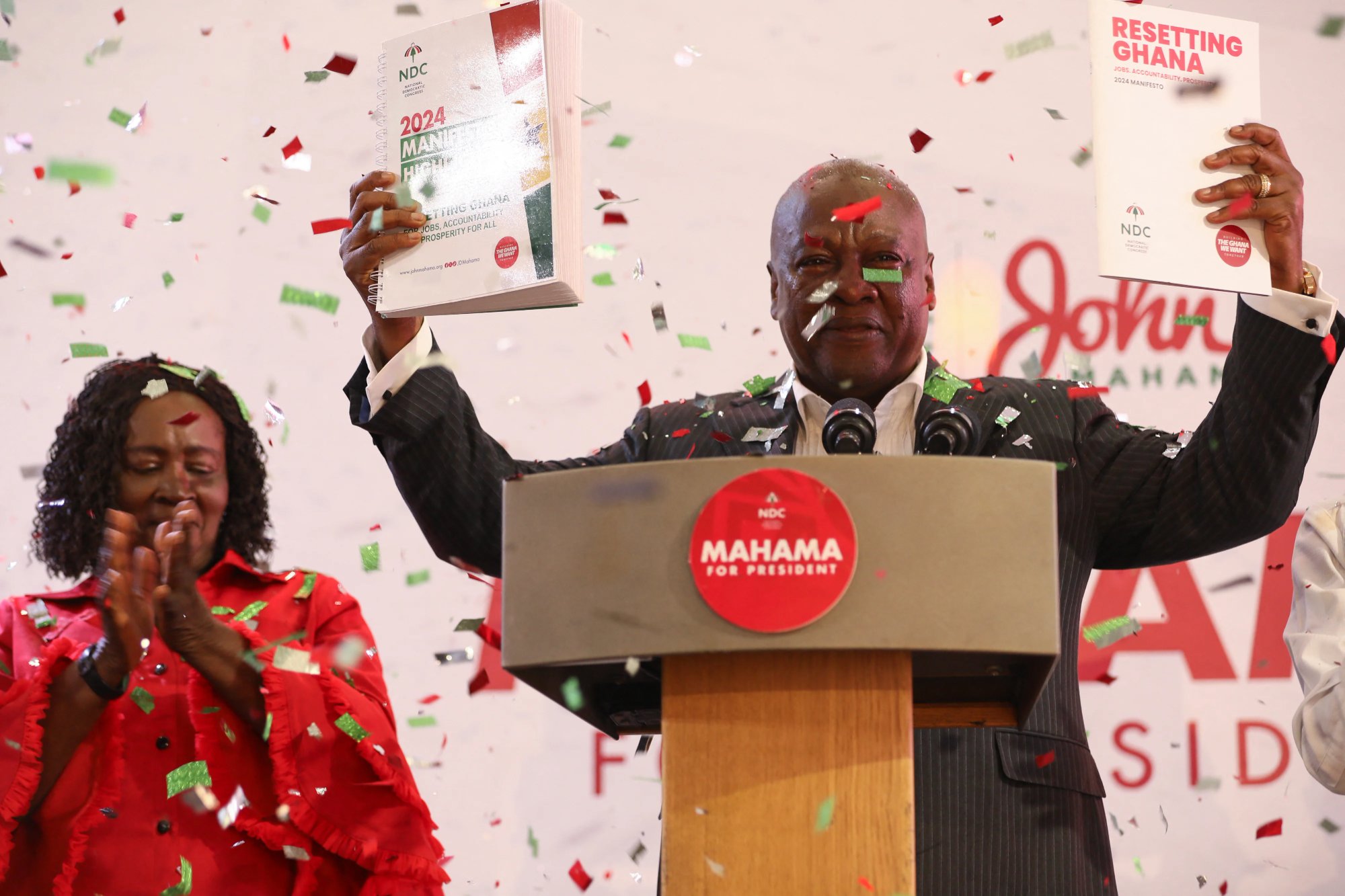 John Mahama launches the NDC Resetting Ghana manifesto — Jesse Agyepong
